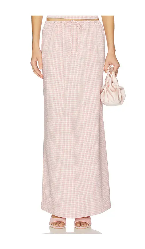MORE TO COME Luciya Drawstring Maxi Skirt | Image 1 MORE TO COME Luciya Drawstring Maxi Skirt | Image 1