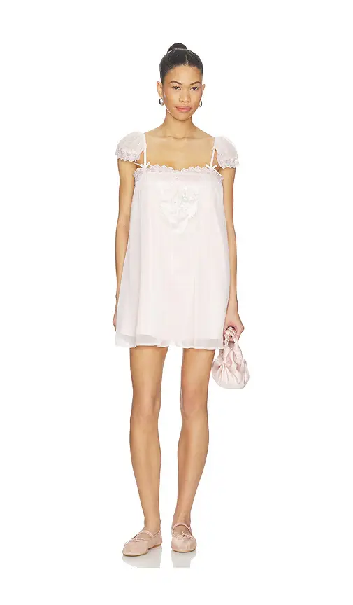 For Love & Lemons Rae Rose Mini Dress | Image 1 For Love & Lemons Rae Rose Mini Dress | Image 1