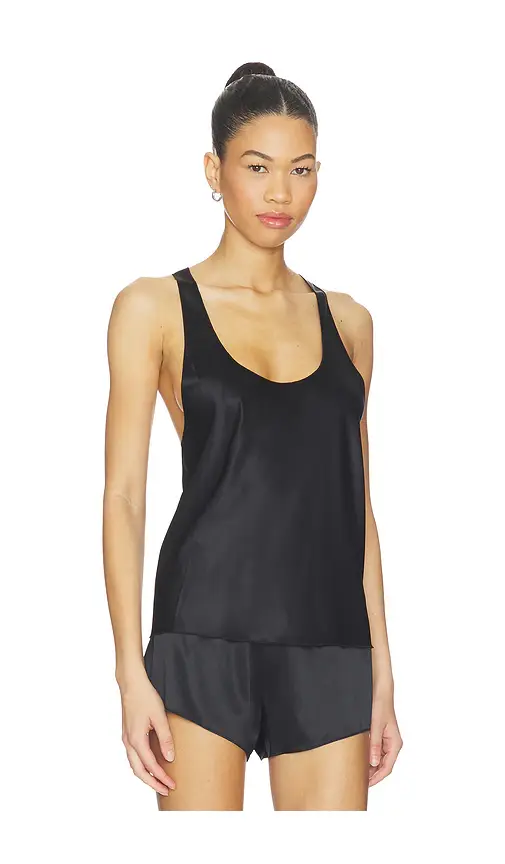 ÉTERNE Silk Hedi Top | Thumbnail 2