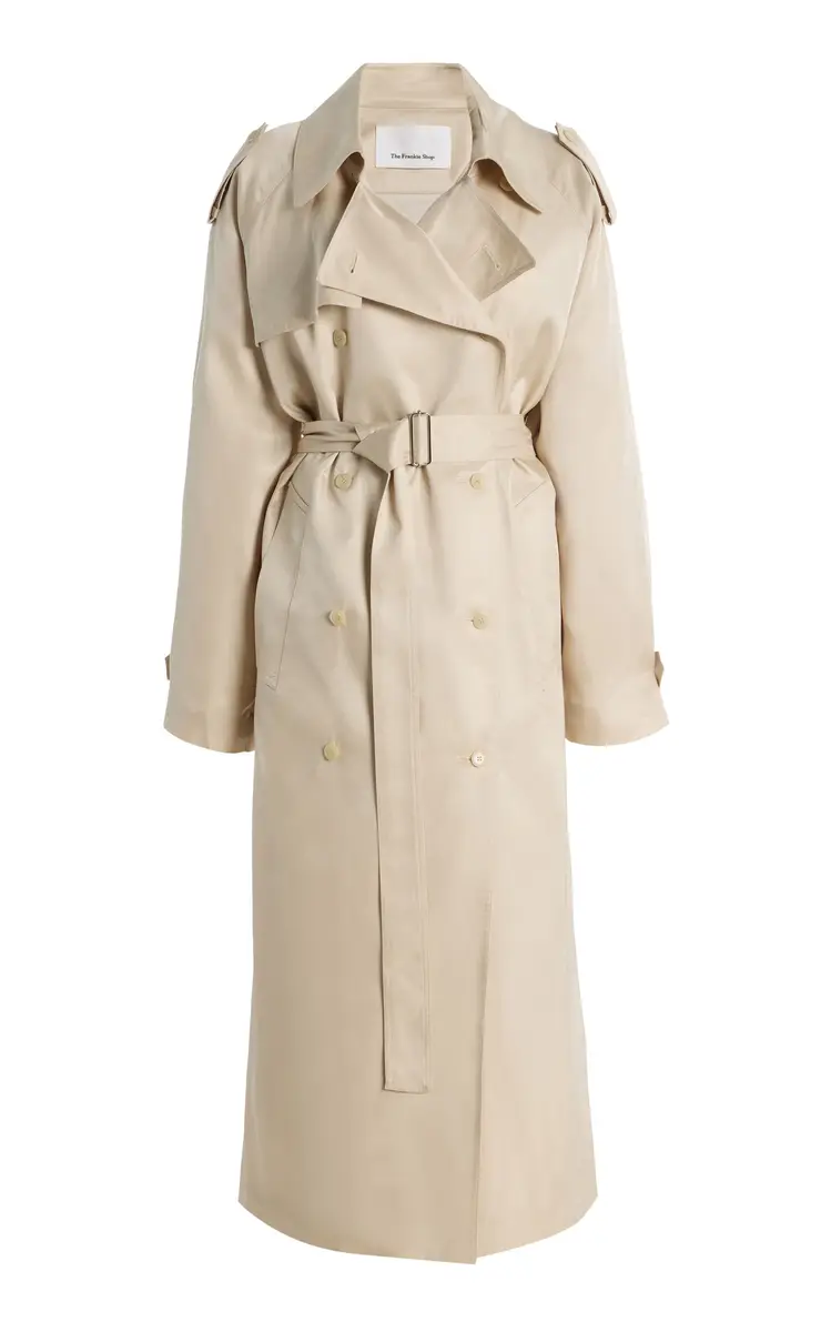 The Frankie Shop Veyron Twill Trench Coat | Thumbnail 2 The Frankie Shop Veyron Twill Trench Coat | Thumbnail 2