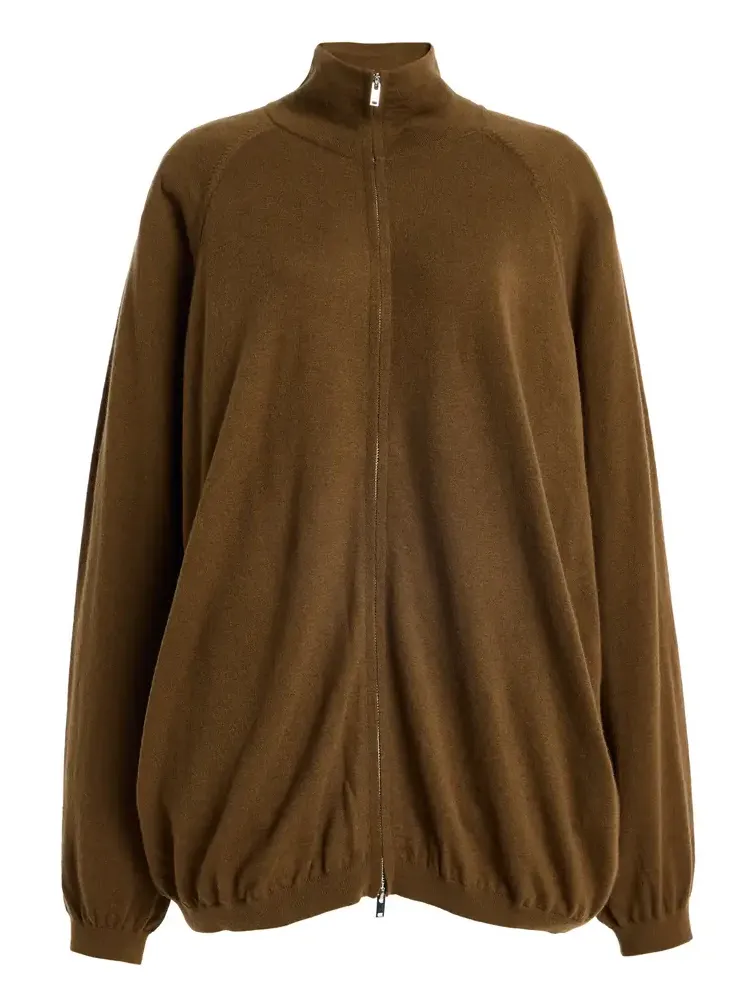 Baxe Knit Wool-Blend Track Jacket