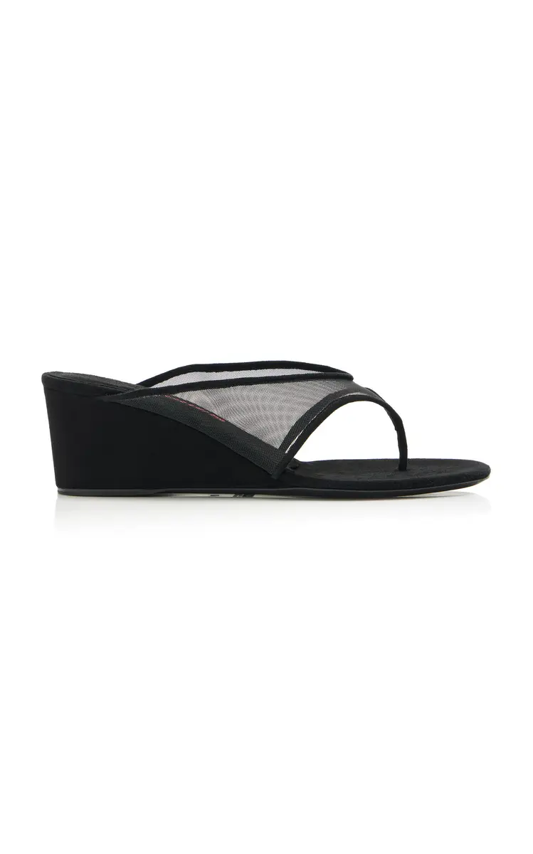 LUCASHEVA Audokia Mesh Wedge Sandals | Thumbnail 6 LUCASHEVA Audokia Mesh Wedge Sandals | Thumbnail 6