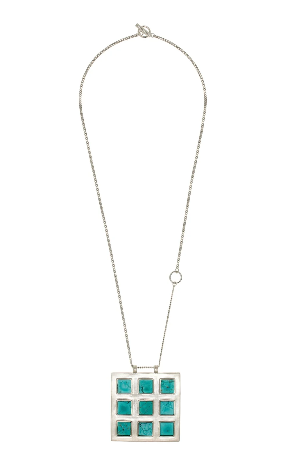 Exclusive Sabine Rhodium-Plated Magnesite Necklace