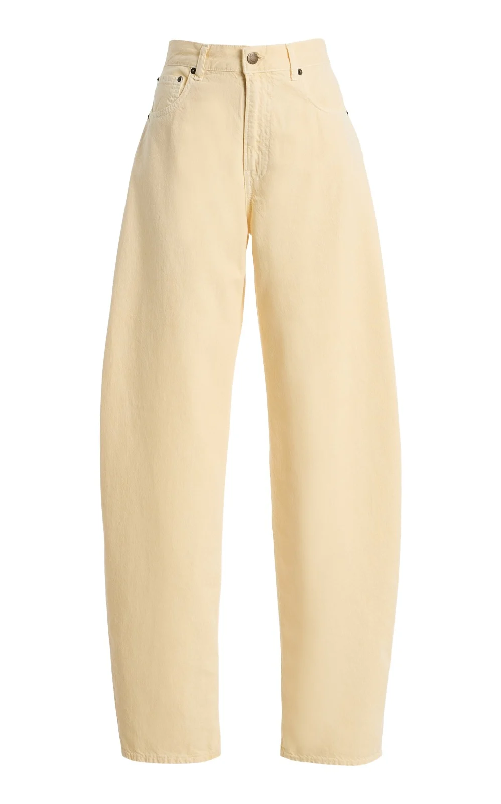 Haikure Bibi Cotton-Linen Twill 45 Mid-Rise Balloon-Leg Jeans