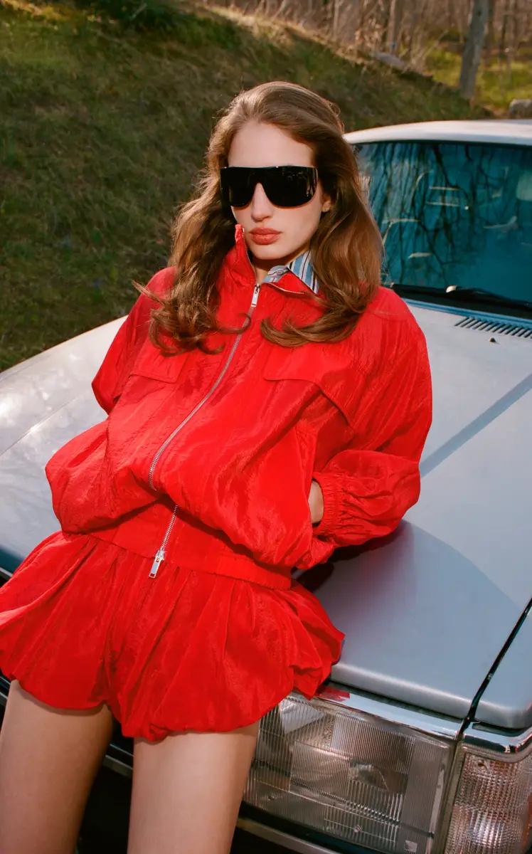 Khaite x Oliver Peoples 1974C Mask-Frame Acetate Sunglasses | Thumbnail 2 Khaite x Oliver Peoples 1974C Mask-Frame Acetate Sunglasses | Thumbnail 2