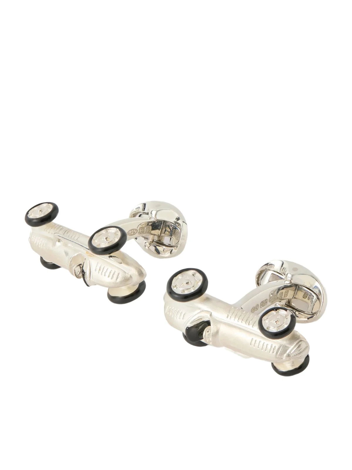 DEAKIN & FRANCIS Toy Racing Car Sterling Silver Cufflinks - Men