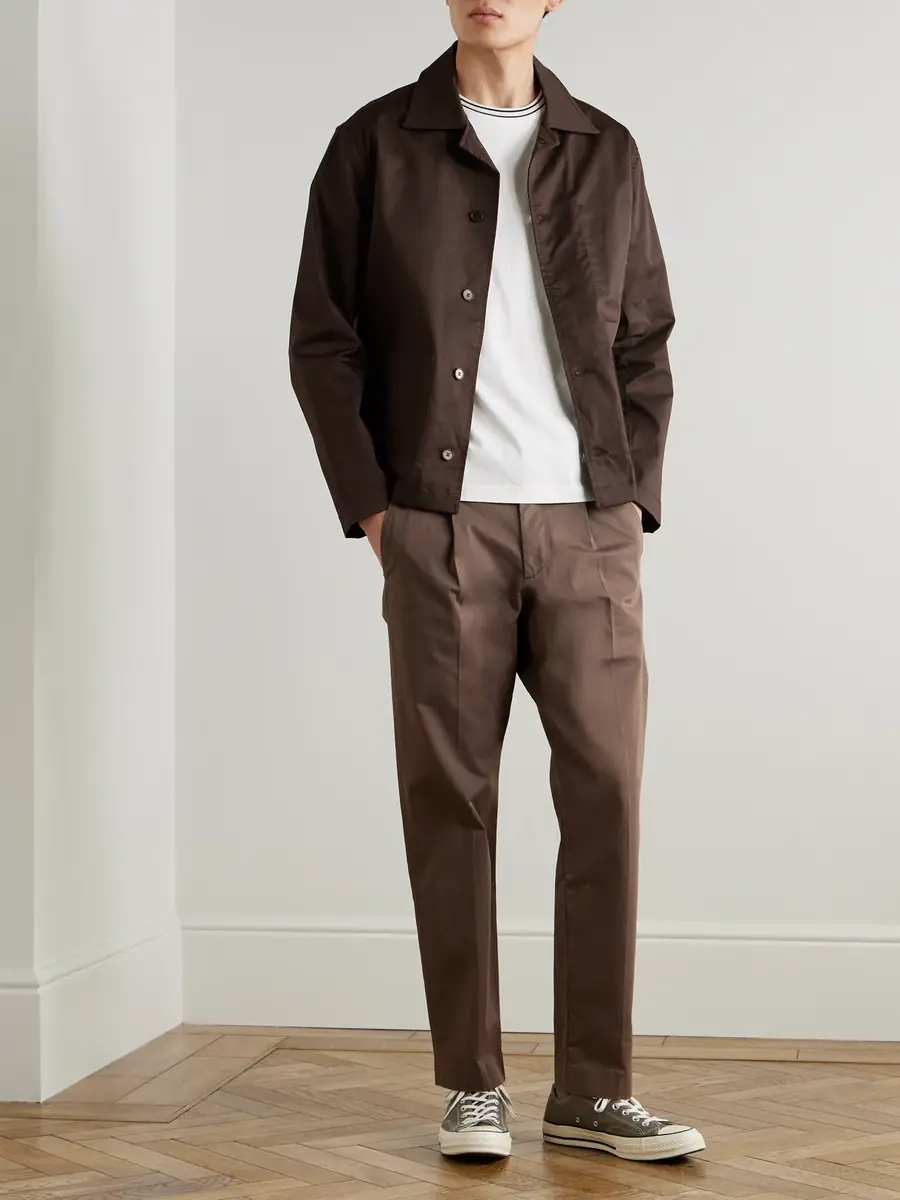 NN07 Bill 1804 Straight-Leg Organic Cotton-Blend Trousers - Men | Thumbnail 2 NN07 Bill 1804 Straight-Leg Organic Cotton-Blend Trousers - Men | Thumbnail 2