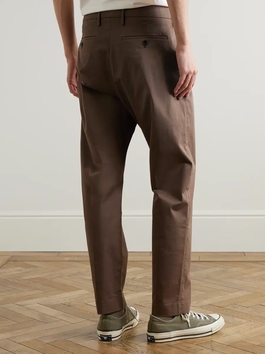 NN07 Bill 1804 Straight-Leg Organic Cotton-Blend Trousers - Men | Thumbnail 4 NN07 Bill 1804 Straight-Leg Organic Cotton-Blend Trousers - Men | Thumbnail 4