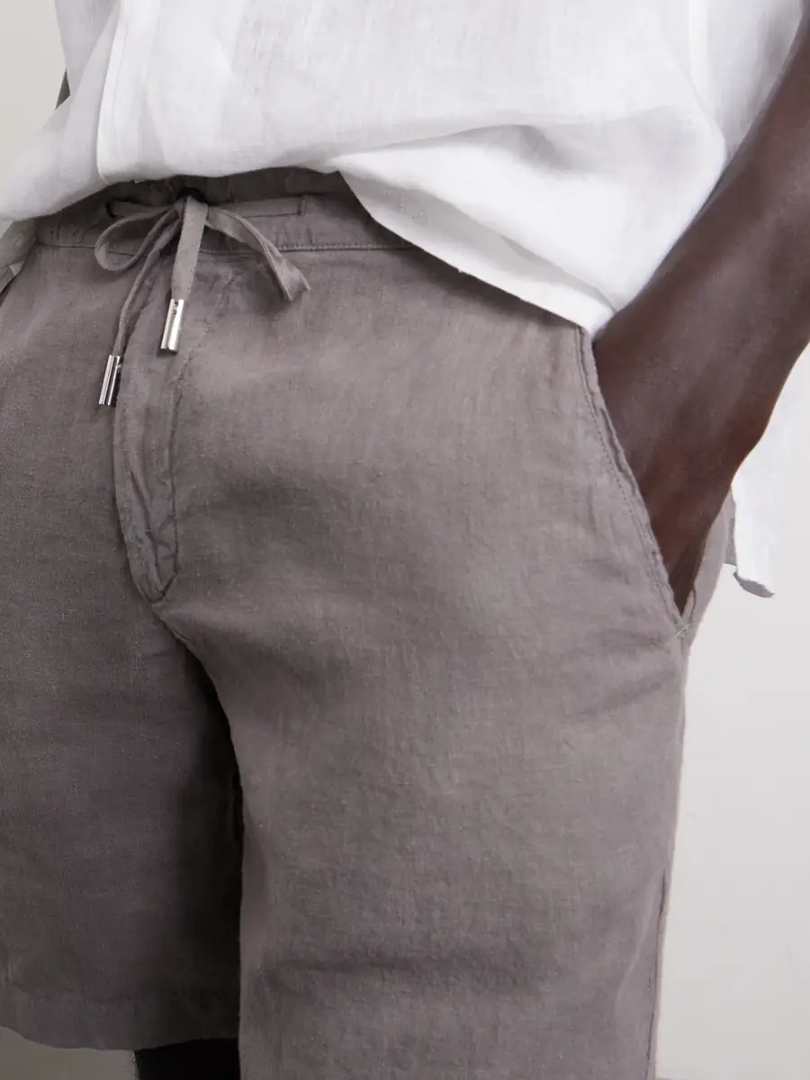 MR P. Straight-Leg Garment-Dyed Linen Drawstring Bermuda Shorts - Men | Thumbnail 5 MR P. Straight-Leg Garment-Dyed Linen Drawstring Bermuda Shorts - Men | Thumbnail 5