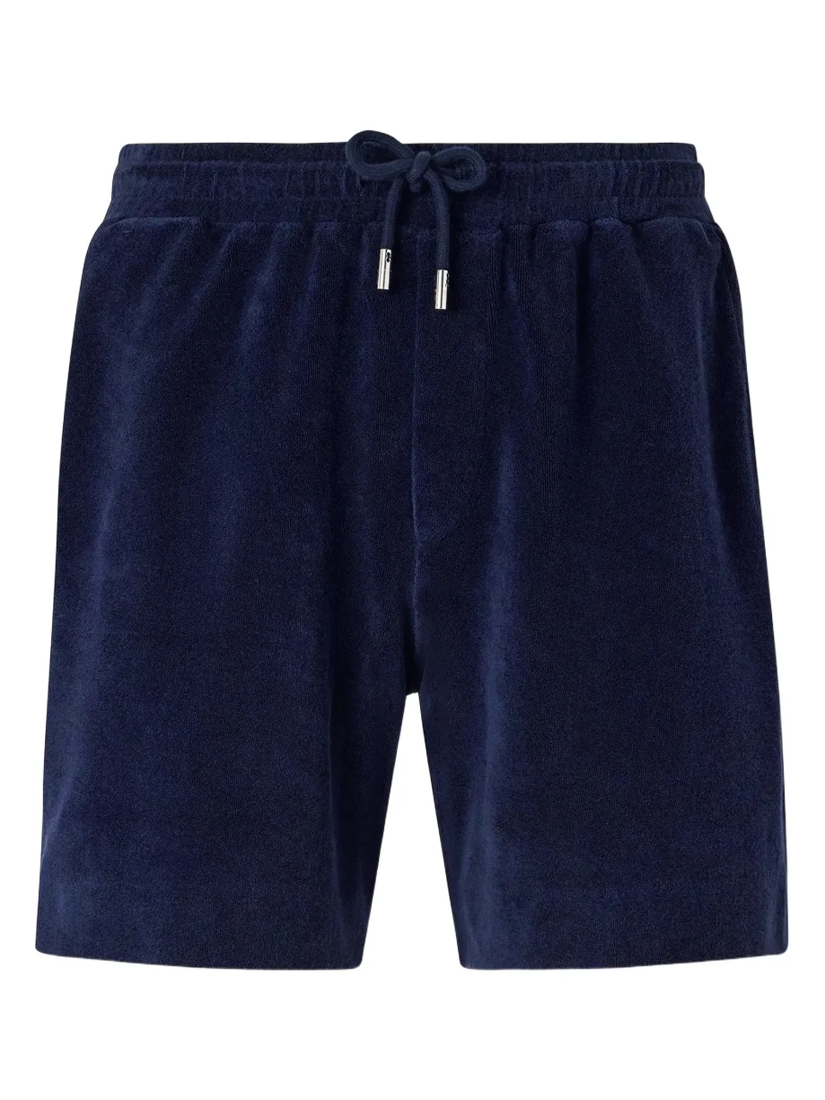 Straight-Leg Organic Cotton and Silk-Blend Terry Shorts - Men