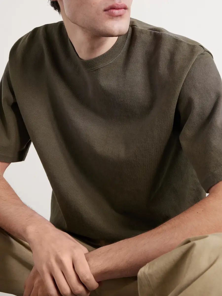 A.PRESSE Vintage Cotton-Jersey T-Shirt - Men | Thumbnail 5