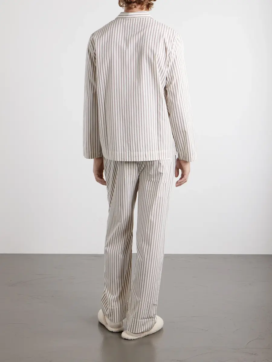 Tekla Striped Cotton-Poplin Pyjama Set - Men | Thumbnail 4