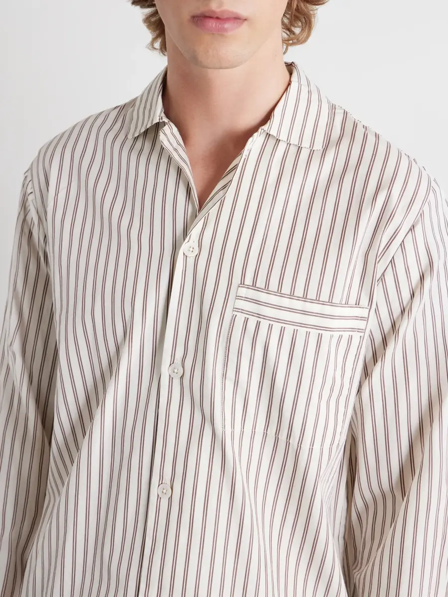 Tekla Striped Cotton-Poplin Pyjama Set - Men | Thumbnail 5