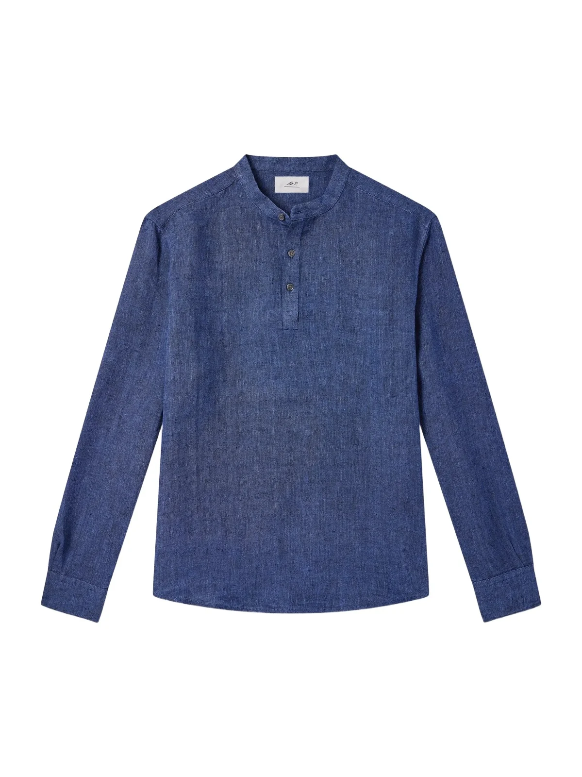 MR P. Herringbone Linen Shirt - Men
