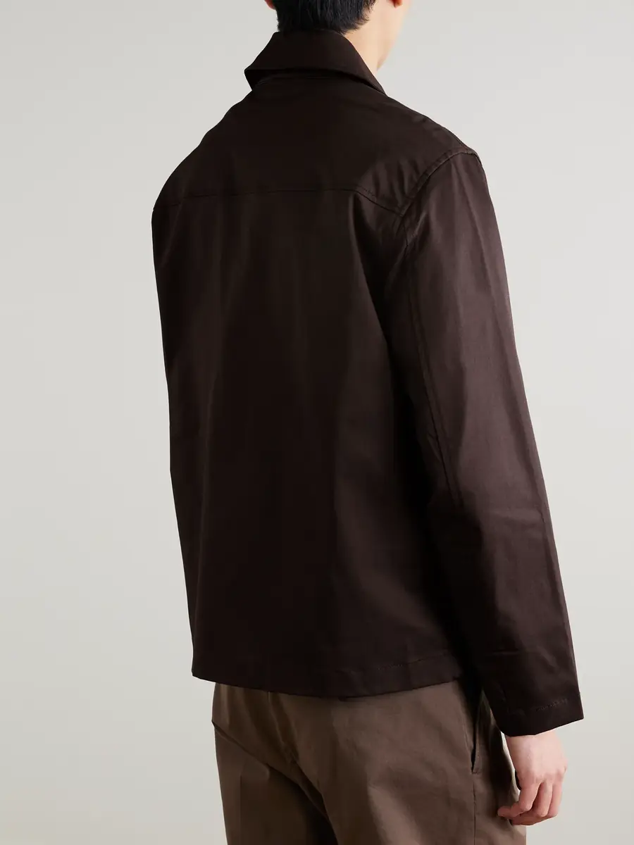 NN07 Morgan 10021 Stretch Organic Cotton-Gabardine Blouson Jacket - Men | Thumbnail 4 NN07 Morgan 10021 Stretch Organic Cotton-Gabardine Blouson Jacket - Men | Thumbnail 4