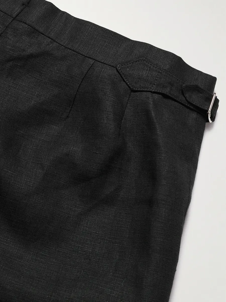 Husbands Wide-Leg Linen Suit Trousers - Men | Thumbnail 5 Husbands Wide-Leg Linen Suit Trousers - Men | Thumbnail 5