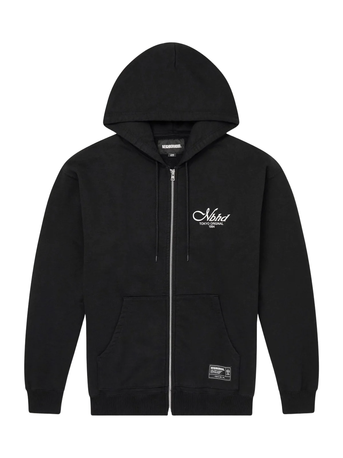 Neighborhood Staple Logo-Print Cotton-Fleece Zip-Up Hoodie - Men