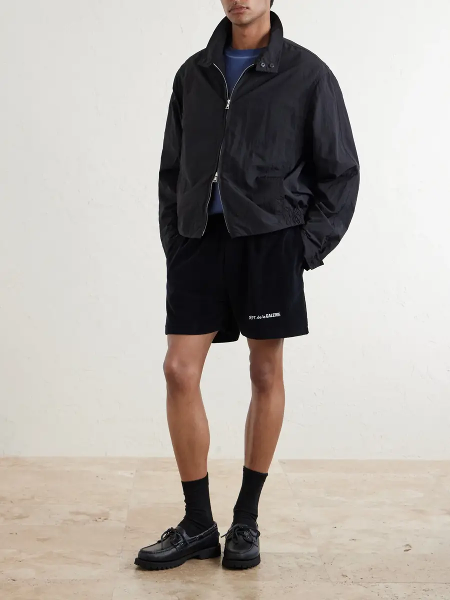 Gallery Dept. Zuma Straight-Leg Logo-Print Organic Cotton-Jersey Shorts - Men | Thumbnail 2 Gallery Dept. Zuma Straight-Leg Logo-Print Organic Cotton-Jersey Shorts - Men | Thumbnail 2