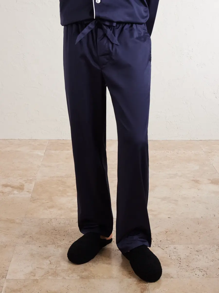 Tekla Chelsea Cotton-Satin Pyjama Set - Men | Thumbnail 3