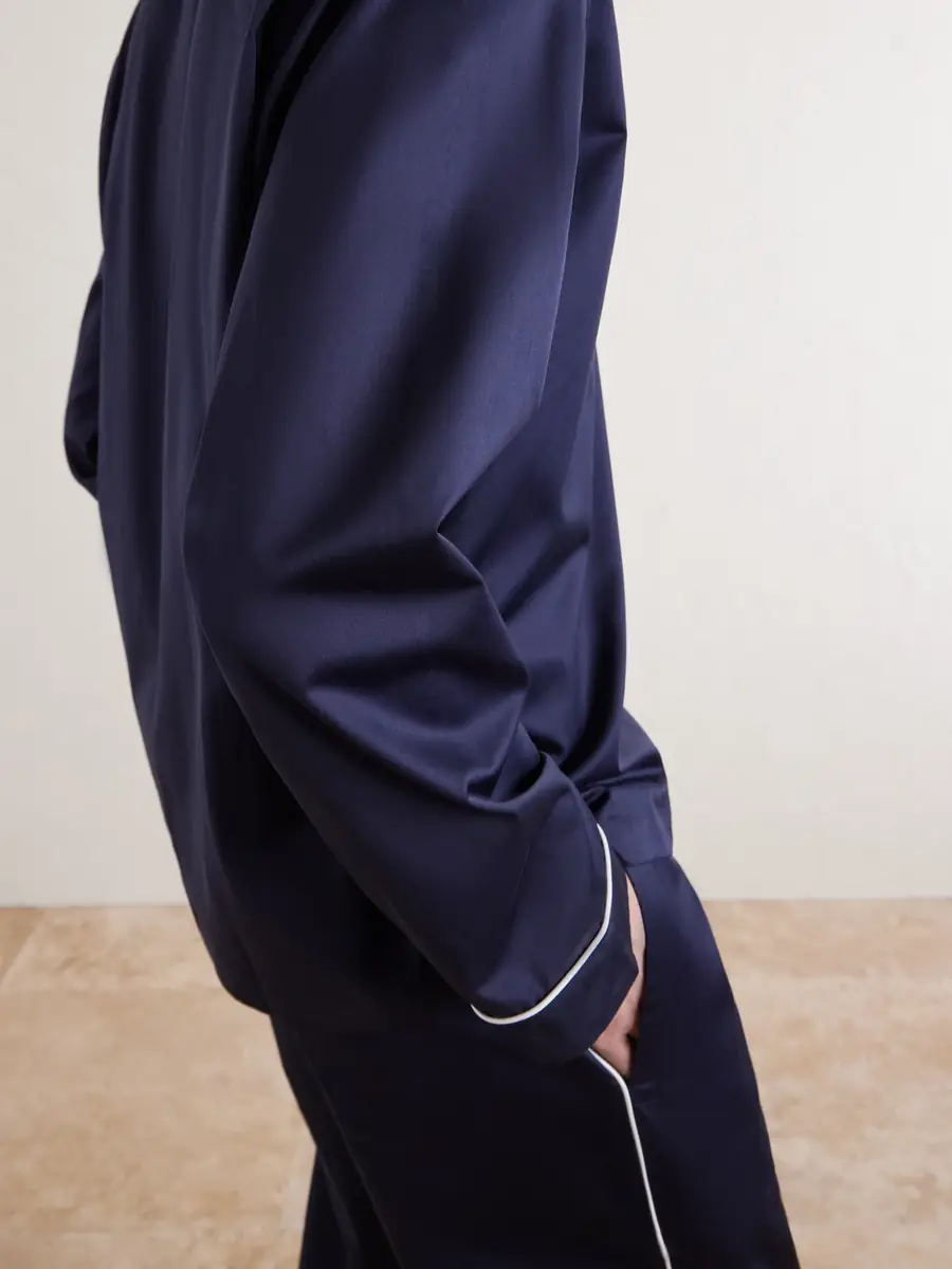 Tekla Chelsea Cotton-Satin Pyjama Set - Men | Thumbnail 5