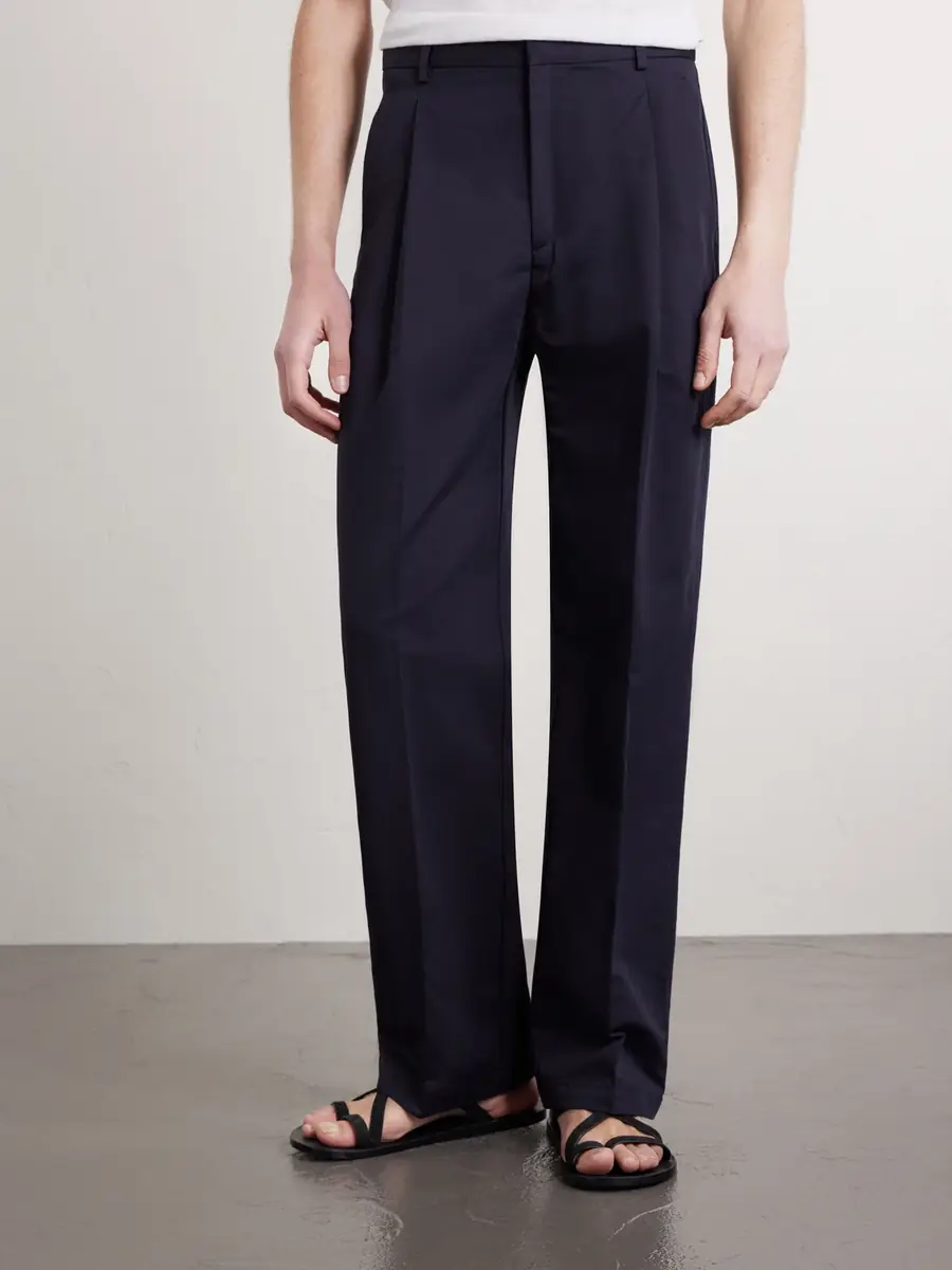 Altea Orval Cotton and Linen-Blend Gabardine Trousers - Men | Thumbnail 3 Altea Orval Cotton and Linen-Blend Gabardine Trousers - Men | Thumbnail 3