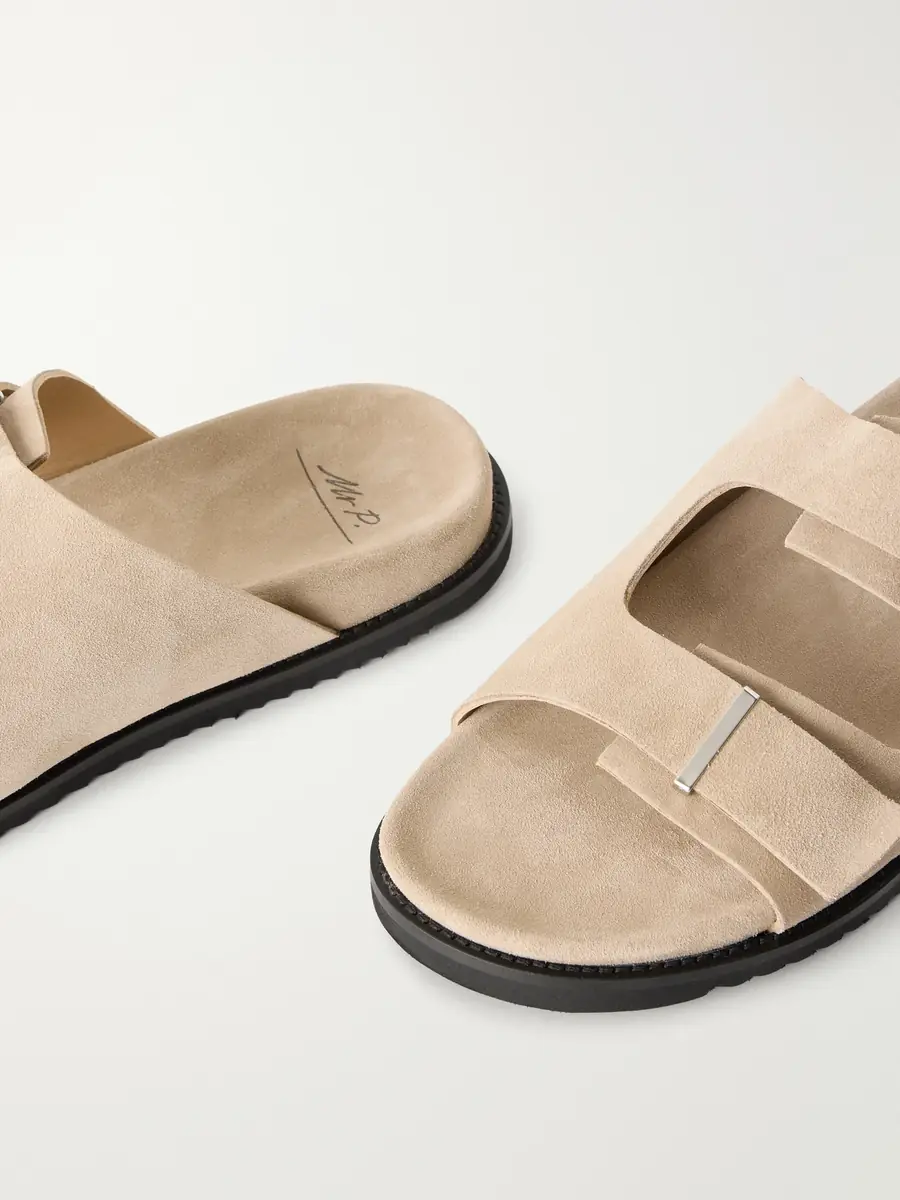 MR P. Suede Slides - Men | Thumbnail 4 MR P. Suede Slides - Men | Thumbnail 4