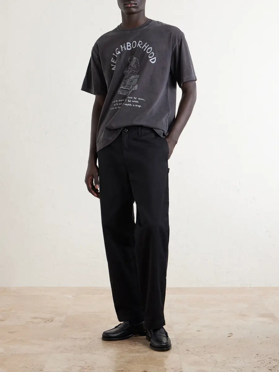 Neighborhood Printed Cotton-Jersey T-Shirt - Men | Thumbnail 2 Neighborhood Printed Cotton-Jersey T-Shirt - Men | Thumbnail 2