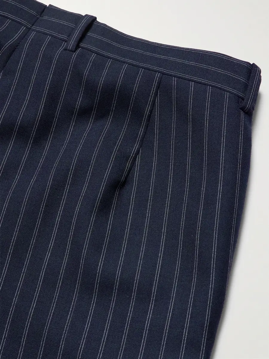 Husbands Straight-Leg Pinstriped Wool Suit Trousers - Men | Thumbnail 5