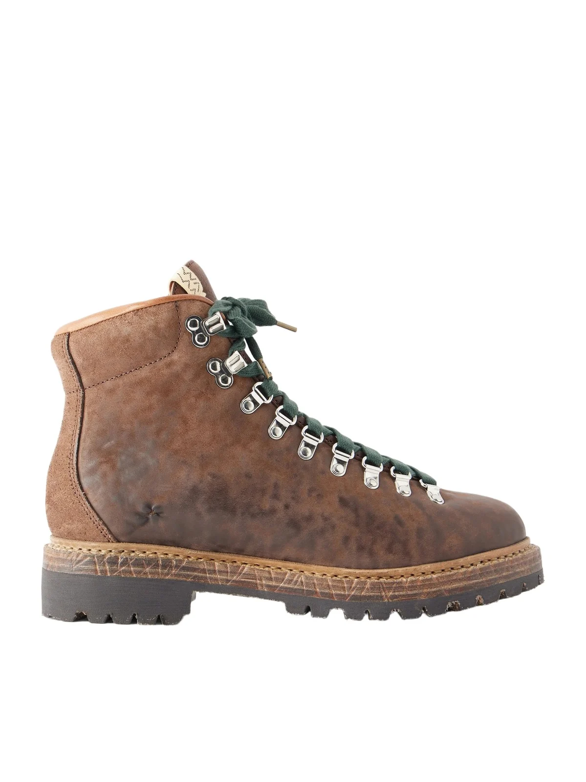 Visvim Whymper Folk Distressed Leather Lace-Up Boots - Men
