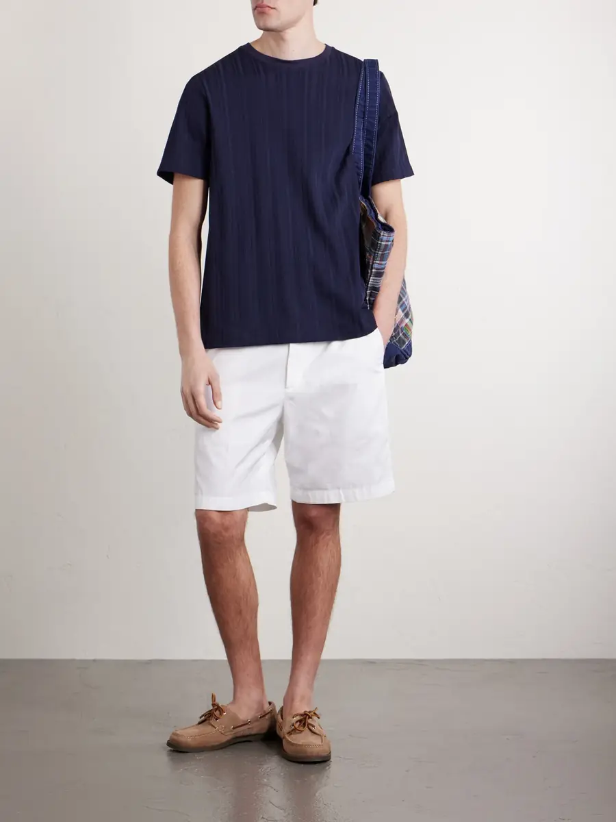 MR P. Textured Organic Cotton T-Shirt - Men | Thumbnail 2 MR P. Textured Organic Cotton T-Shirt - Men | Thumbnail 2