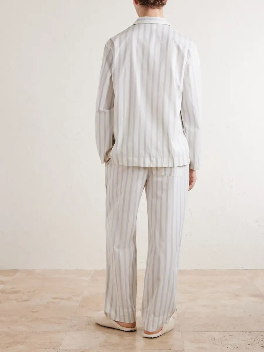 Tekla Striped Cotton-Poplin Pyjama Set - Men | Thumbnail 4