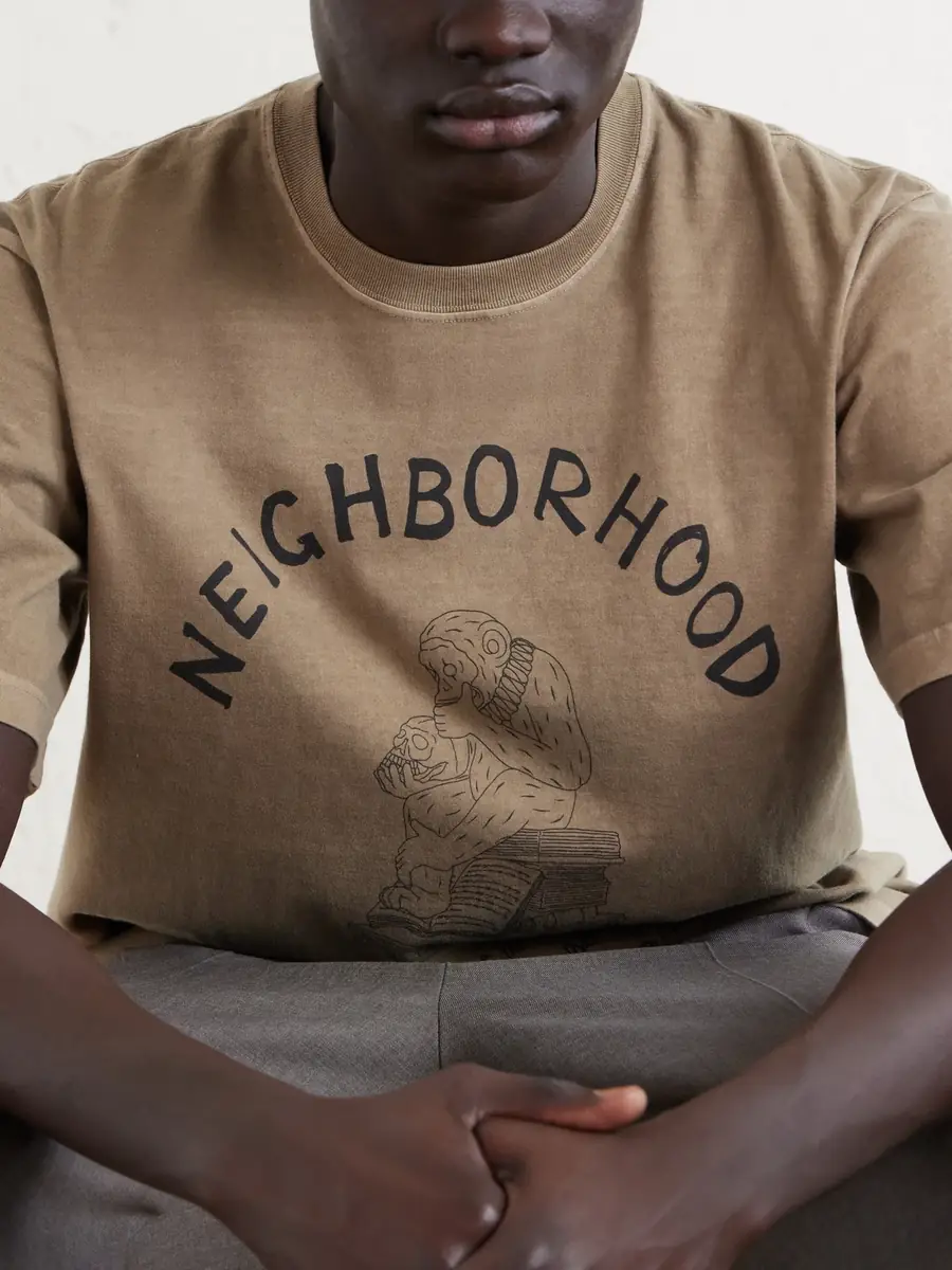 Neighborhood Printed Cotton-Jersey T-Shirt - Men | Thumbnail 5 Neighborhood Printed Cotton-Jersey T-Shirt - Men | Thumbnail 5