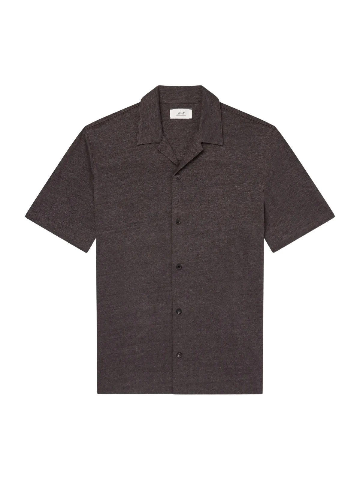 MR P. Camp-Collar Linen Shirt - Men