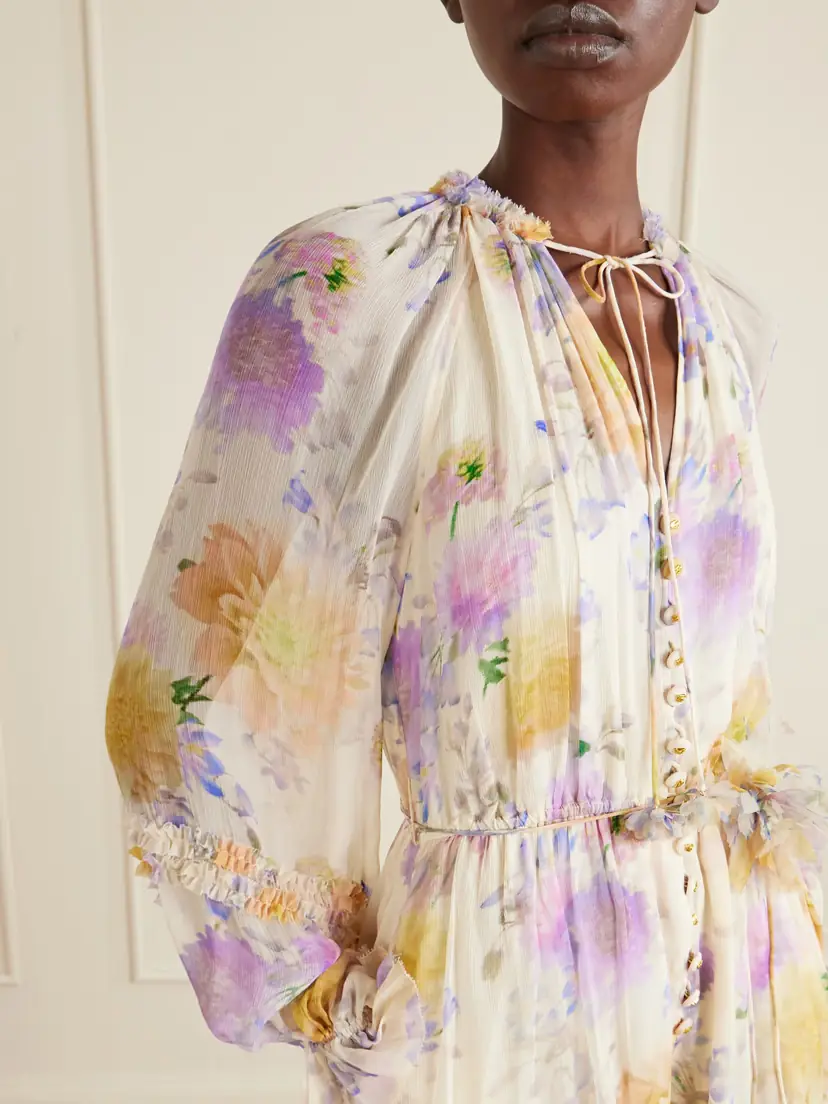 Zimmermann Luna Ruffled Playsuit | Thumbnail 4 Zimmermann Luna Ruffled Playsuit | Thumbnail 4