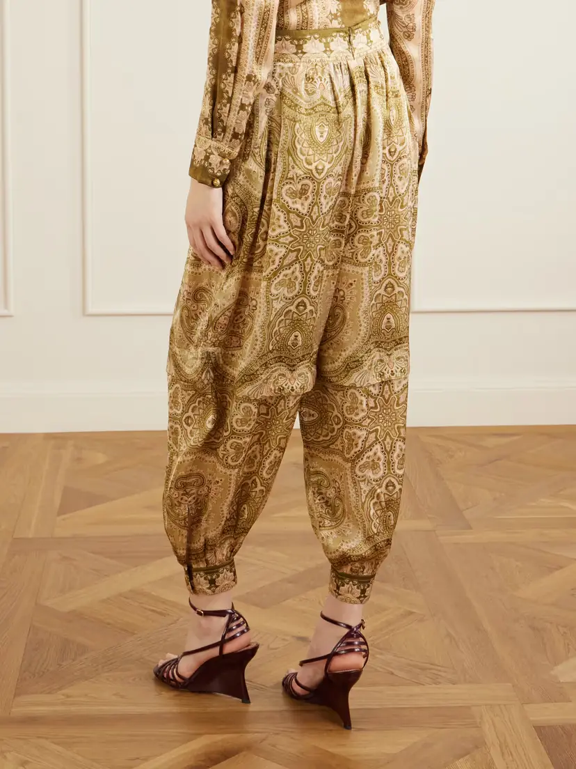 Zimmermann Luna Printed Silk Balloon Pants | Thumbnail 3