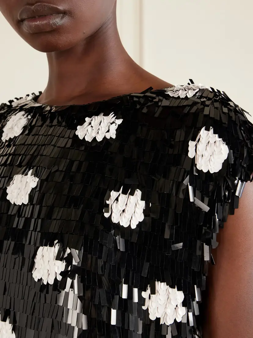 Dries Van Noten Paillette-embellished Polka-dot Silk Blouse | Thumbnail 4 Dries Van Noten Paillette-embellished Polka-dot Silk Blouse | Thumbnail 4