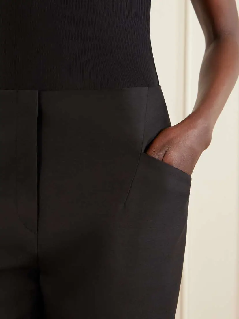 Dries Van Noten Wool And Silk-blend Crepe Shorts | Thumbnail 5