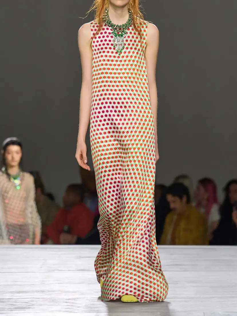 Dries Van Noten Polka-dot Silk-satin Maxi Dress | Thumbnail 5 Dries Van Noten Polka-dot Silk-satin Maxi Dress | Thumbnail 5