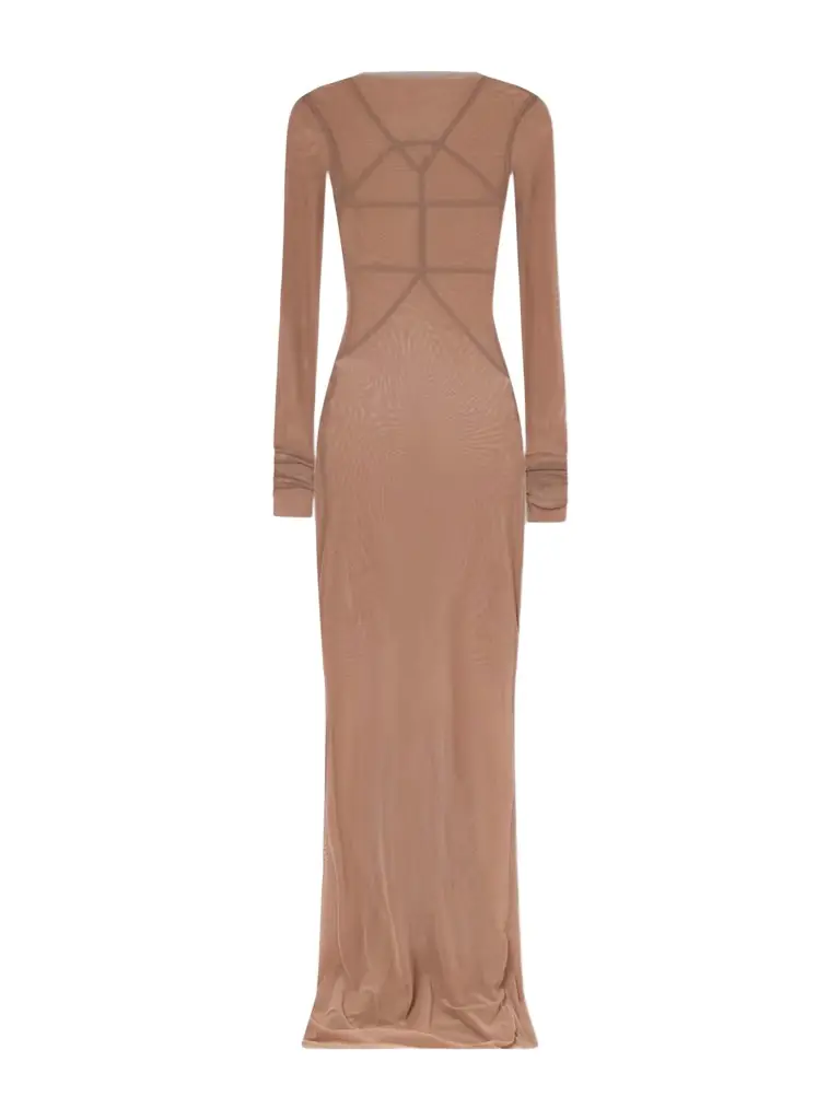 Rick Owens Temple Stretch-mesh Gown | Image 1 Rick Owens Temple Stretch-mesh Gown | Image 1