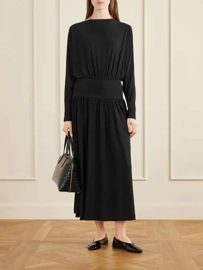 TOTEME Stretch-jersey Maxi Dress | Thumbnail 2 TOTEME Stretch-jersey Maxi Dress | Thumbnail 2
