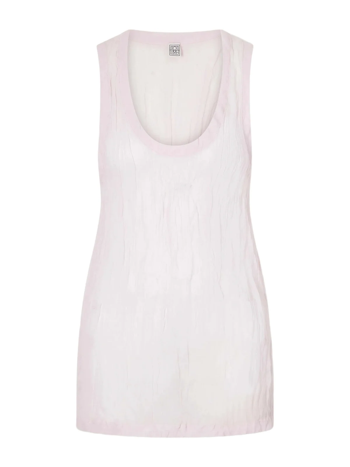 TOTEME Crinkled Cotton-blend Gauze Tank