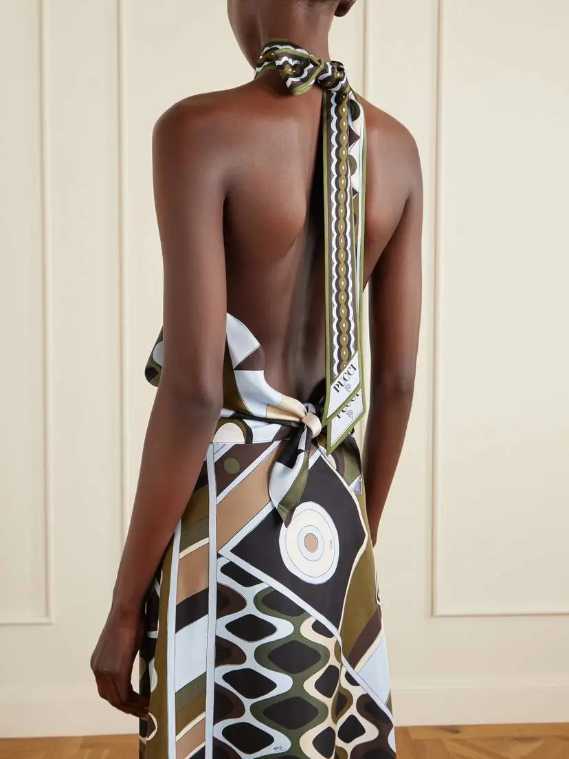 PUCCI Printed Silk-twill Top | Thumbnail 4