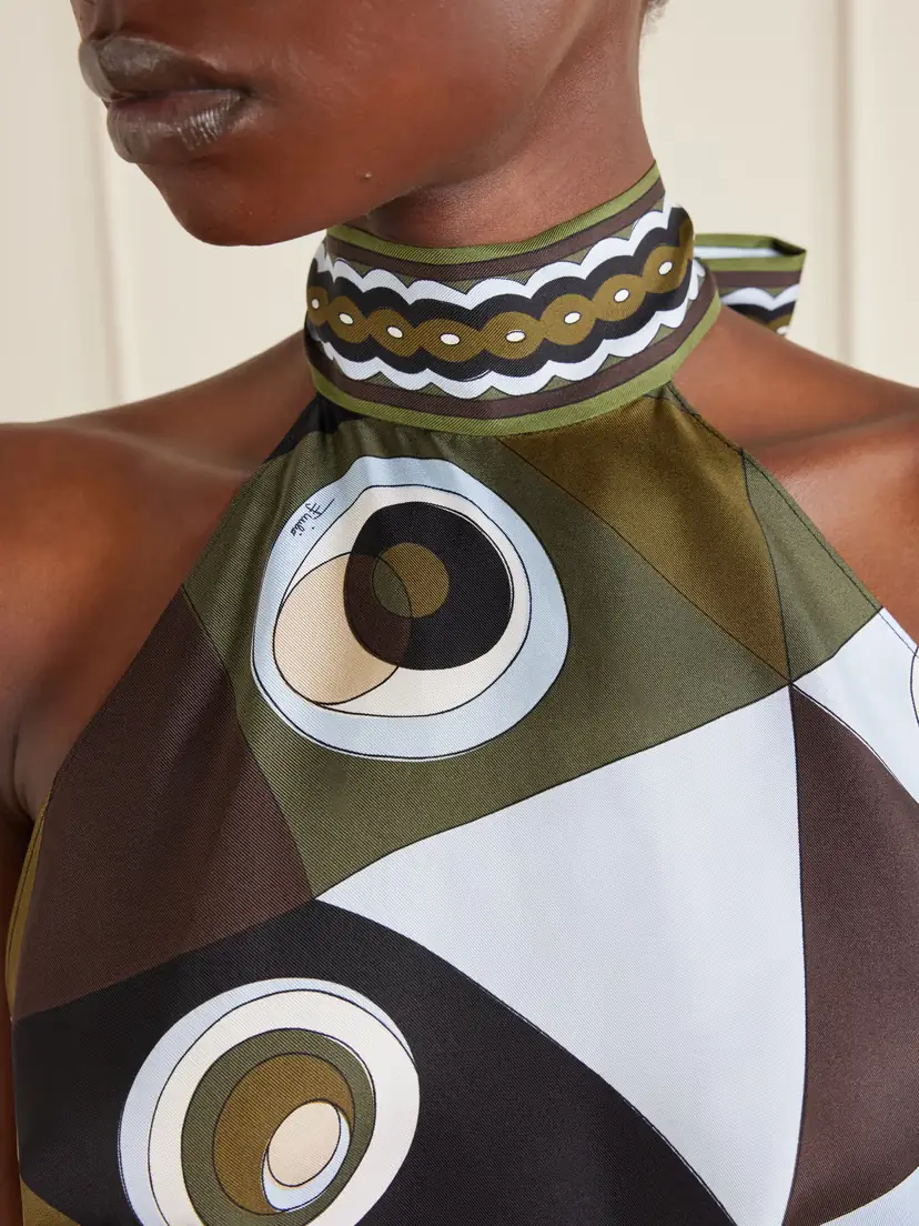 PUCCI Printed Silk-twill Top | Thumbnail 5