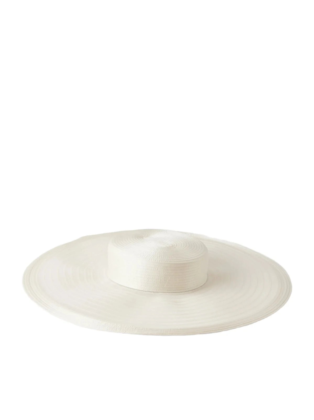 Walton Boater Satin-trimmed Crinoline Sunhat Walton Boater Satin-trimmed Crinoline Sunhat