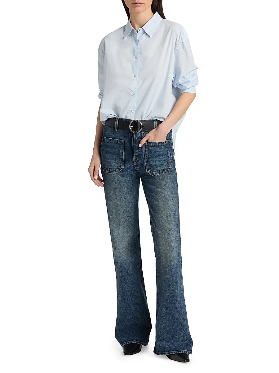 Nili Lotan Women's Amante Cotton Shirt | Thumbnail 2 Nili Lotan Women's Amante Cotton Shirt | Thumbnail 2