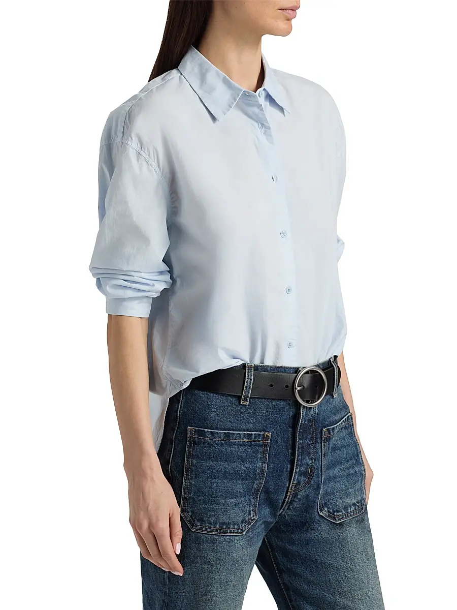 Nili Lotan Women's Amante Cotton Shirt | Thumbnail 4 Nili Lotan Women's Amante Cotton Shirt | Thumbnail 4