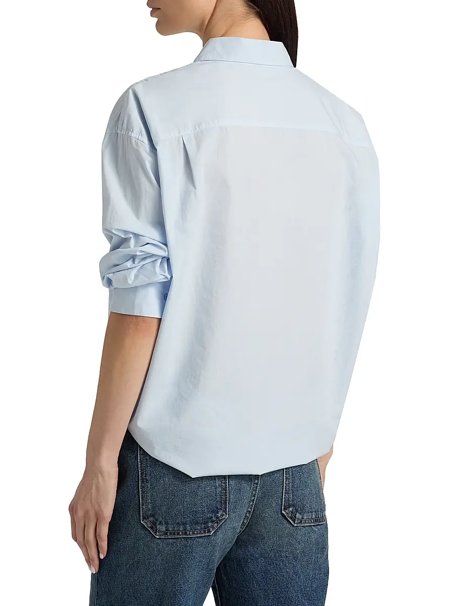 Nili Lotan Women's Amante Cotton Shirt | Thumbnail 5 Nili Lotan Women's Amante Cotton Shirt | Thumbnail 5
