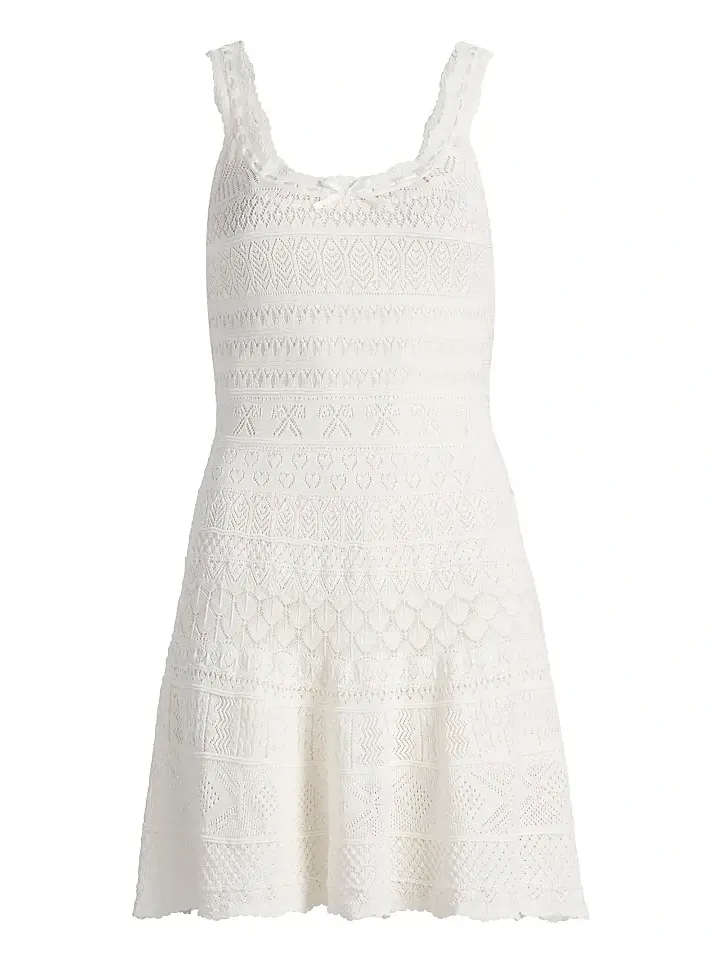 Women's Darlena Pointelle Knit Minidress Women's Darlena Pointelle Knit Minidress