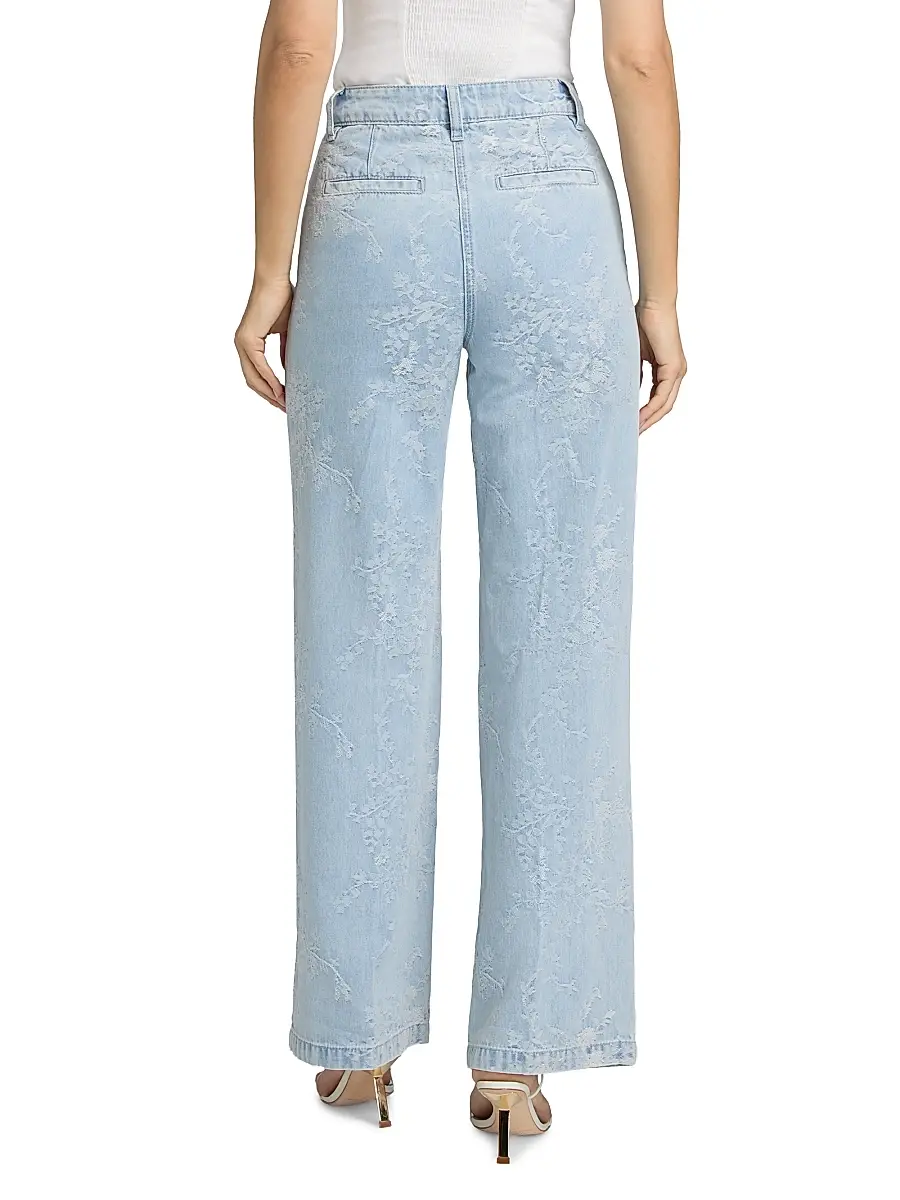 Generation Love Women's Milagro Floral Straight-Leg Jeans | Thumbnail 5 Generation Love Women's Milagro Floral Straight-Leg Jeans | Thumbnail 5