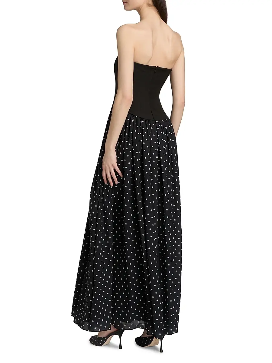 Toccin Women's Odette Strapless Corset Combo Maxi Dress | Thumbnail 5 Toccin Women's Odette Strapless Corset Combo Maxi Dress | Thumbnail 5